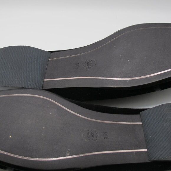 Nordstrom's Bravo Black Velvet Flat in 8.5N - Picture 8 of 9